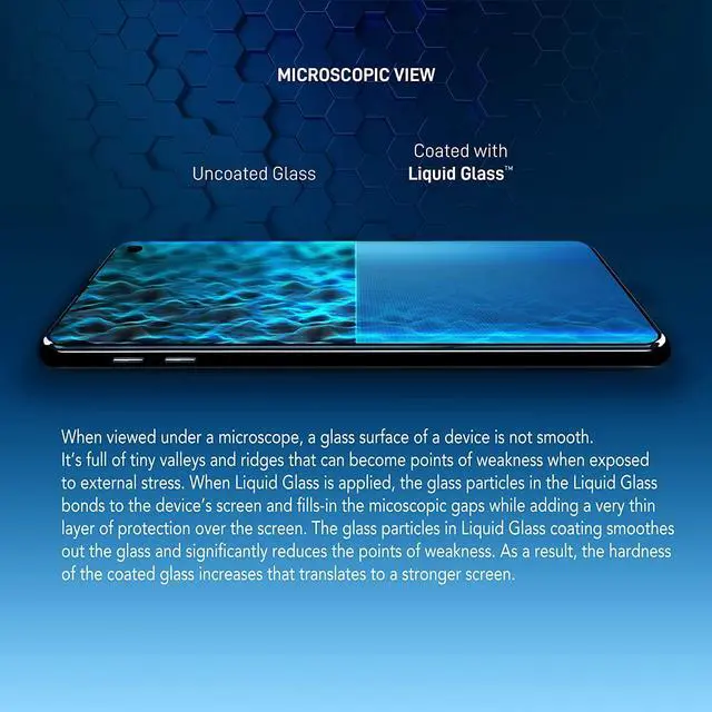 Alt view image 3 of 6 - Screen Protector Wipe On Scratch and Shatter Resistant Nano Protection for All Phones Tablets Smart Watches - Universal (New and Advanced)