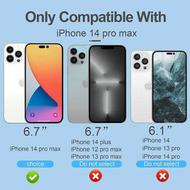 Alt view image 2 of 7 - PDDKISS Compatible for iPhone 14 Pro Max Privacy Screen Protector 6.7 inch Display, Gradient Colorful Anti Spy Anti Blue Light HD Screen Protector Tempered Glass Easy Installation