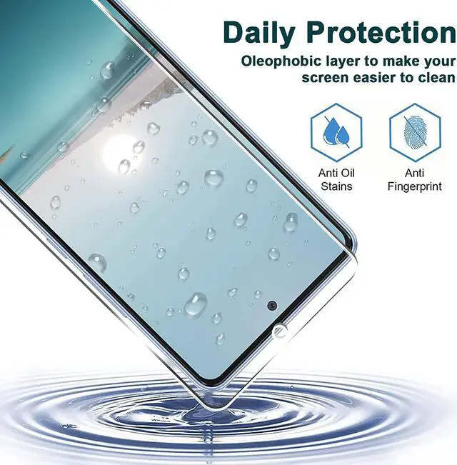 Alt view image 4 of 7 - [3+3 Pack] Galaxy A53 5G Screen Protector + Camera Lens Protector, HD Tempered Glass Film, 9H Hardness, Scratch Resistant, Easy Installation, Bubble Free, Screen Protector for Samsung Galaxy A53 5G