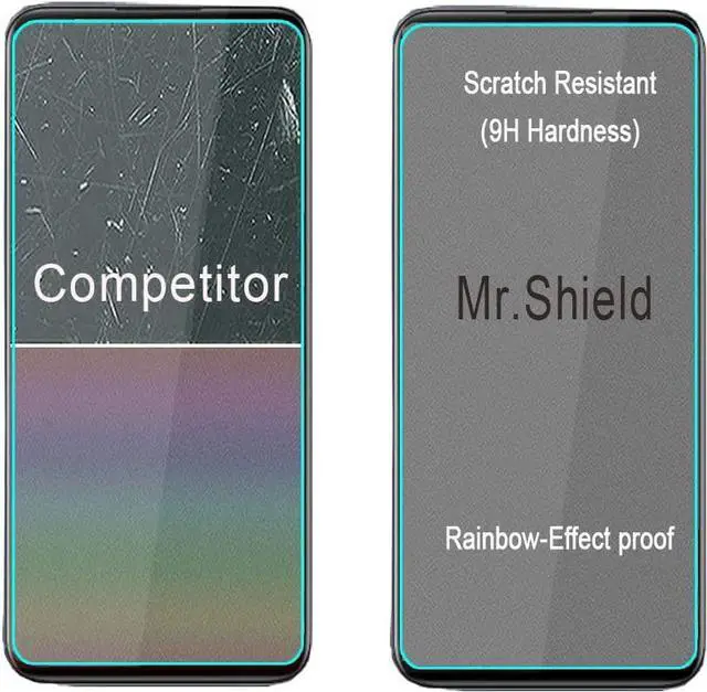 Alt view image 6 of 6 - Mr.Shield [3-Pack] Designed For OnePlus (Nord N100) [Tempered Glass] Screen Protector [Japan Glass With 9H Hardness] with Lifetime Replacement, Welcome to consult