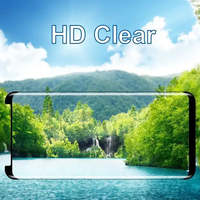 Alt view image 6 of 7 - 2-PACKCoolpow Designed for Samsung Galaxy S9 Plus Screen Protector, Case Friendly, Anti-Bubble, 3D Curved Coverage, Samsung S9 Plus Screen Protector Tempered Glass Cell Phone Film.NOTE:Not for S9