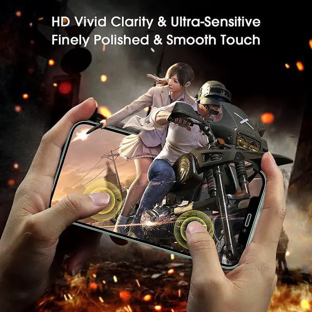 Alt view image 6 of 6 - amFilm OneTouch Glass Screen Protector for iPhone 11, iPhone XR (6.1") with Easy Installation Kit, Tempered Glass, 2 Pack