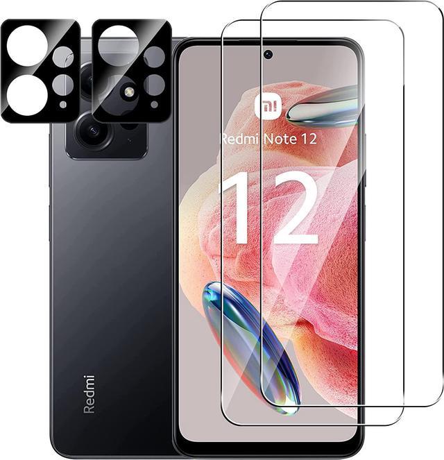 Suttkue for Xiaomi Redmi Note 12 4G Screen Protector with Camera