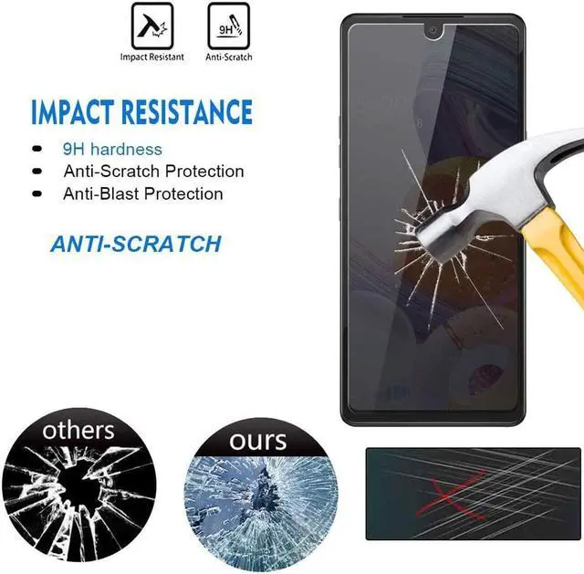 Alt view image 5 of 7 - [2-Pack] Privacy Screen Protector for  Galaxy S23 Ultra 9H Hardness Anti-Spy 3D Curve Edge Tempered Glass Screen Protectors for  Galaxy S23 Ultra 6.8 inch