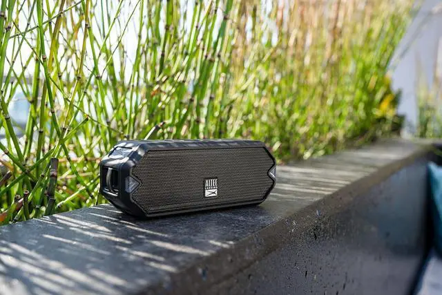 Alt view image 6 of 7 - Altec Lansing - HydraJolt Wireless Bluetooth Speaker, Waterproof Portable Speakers with Built in Phone Charger and Lights, Everything Proof Outdoor, Shockproof, Snowproof, 16 Hours Playtime