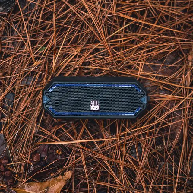 Alt view image 7 of 7 - Altec Lansing - HydraJolt Wireless Bluetooth Speaker, Waterproof Portable Speakers with Built in Phone Charger and Lights, Everything Proof Outdoor, Shockproof, Snowproof, 16 Hours Playtime