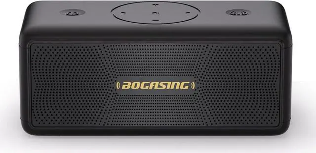 Main image of BOGASING Bluetooth Speakers, M5 Portable Wireless Speaker with 40W Loud Stereo Sound & Punchy Bass, 30H Playtime, IPX7 Waterproof, Bluetooth 5.3, EQ, TWS, TF-Card, AUX, USB, for Outdoor Home (Black)