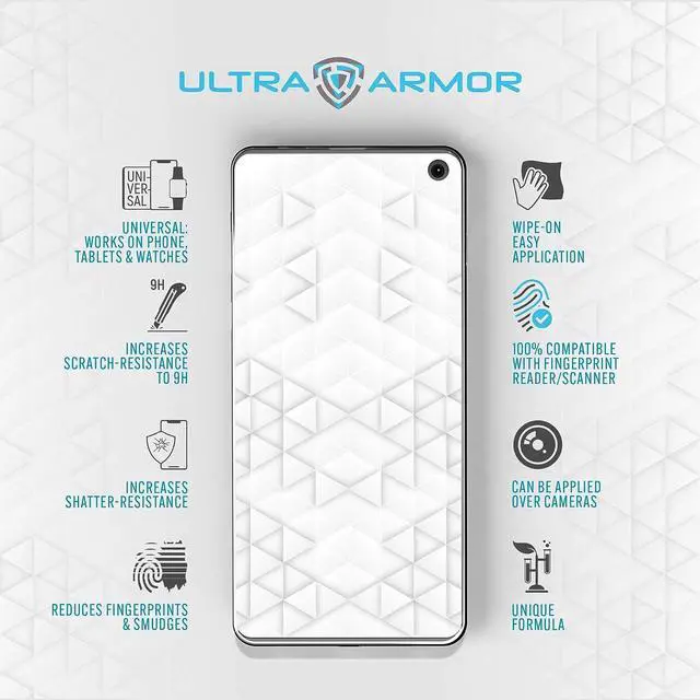 Alt view image 5 of 6 - Liquid Glass Screen Protector for All Smartphones Tablets and Watches Wipe On Nano Protection - Universal