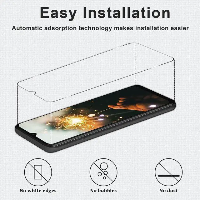 Alt view image 7 of 7 - [3+3 Pack] Galaxy A32 5G Screen Protector + Camera Lens Protector, 9H Hardness Tempered Glass, Scratch Resistant, HD Clear, Easy Installation, Bubble Free, Screen Protector for Samsung Galaxy A32 5G