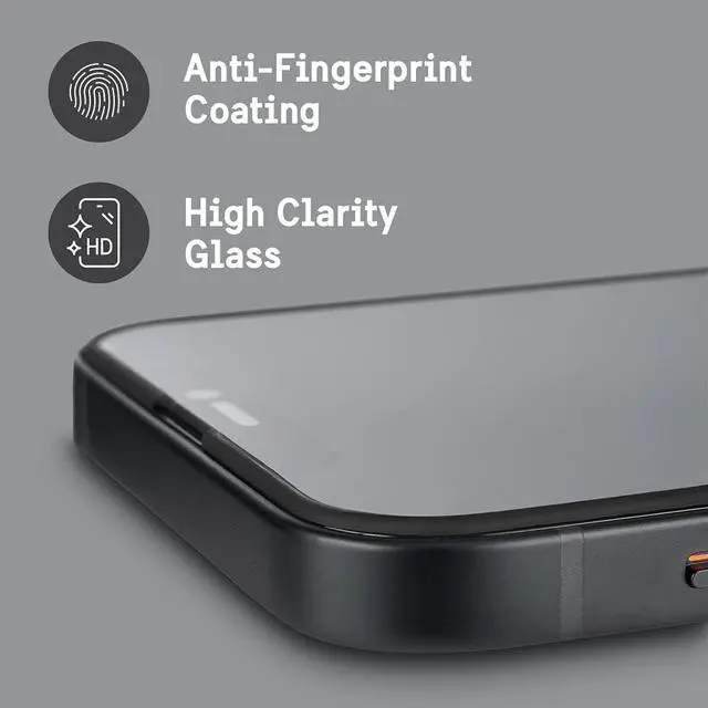 Alt view image 2 of 5 - Pelican Interceptor Series - iPhone 13 Pro/13 Ultra Glass Screen Protector