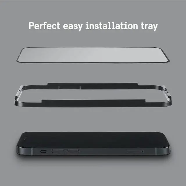 Alt view image 3 of 5 - Pelican Interceptor Series - iPhone 13 Pro/13 Ultra Glass Screen Protector