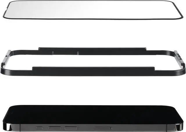 Alt view image 4 of 5 - Pelican Interceptor Series - iPhone 13 Pro/13 Ultra Glass Screen Protector