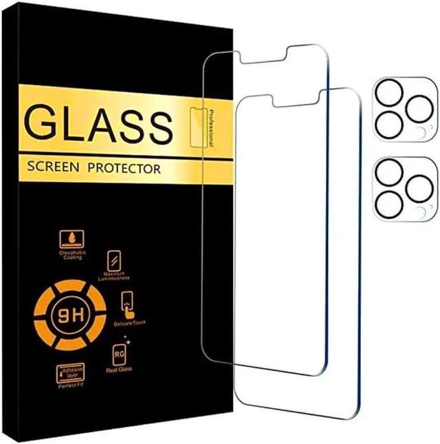 4 pack] Screen Protector and Camera Lens Protector for iPhone 14 Pro