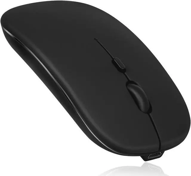 Main image of Bluetooth Rechargeable Mouse for HP ENVY x360 Laptop Bluetooth Wireless Mouse Designed for Laptop / PC / Mac / iPad pro / Computer / Tablet / Android Midnight Black