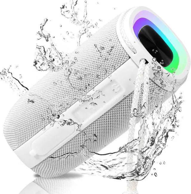 Main image of UrbanX Scorpio Series Bluetooth Speaker, IPX5 Waterproof Speakers 360° HD Surround Sound with Punchy Bass, True Wireless Pairing, BT5.3, Portable Speaker for BLU Studio C 8+8 LTE - White