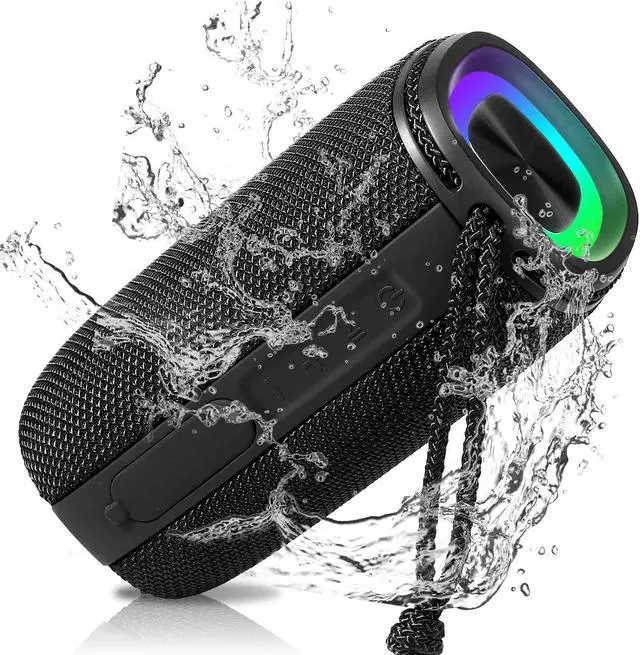 Main image of UrbanX Scorpio Series Bluetooth Speaker, IPX5 Waterproof Speakers 360° HD Surround Sound with Punchy Bass, True Wireless Pairing, BT5.3, Portable Speaker for Sony Xperia XZ Premium - Black