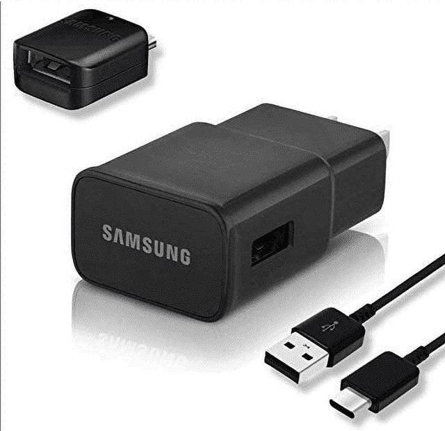 Main image of Fast Adaptive Wall Adapter Charger for Motorola DROID Turbo EP-TA20JBE - Type C/USB-C 4ft (1m) and OTG Adapter - Rapid Charging - Black