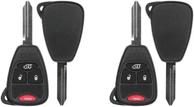 Main image of UrbanX Replacement Keyless Remote Head Key Fob for 2010 Dodge Avenger FCC OHT692427AA OHT692713AA Part Number 56040649AC 56040649 05175789AA 05175786AA 05175817AA Pack of 2