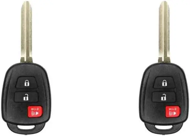 Main image of UrbanX Replacement Keyless Remote Head Key Fob for Toyota Tacoma 2017 FCC GQ4-52T Part Number 89071-0R040 89070-0R120 89070-0R130 89070-0C050 Pack of 2