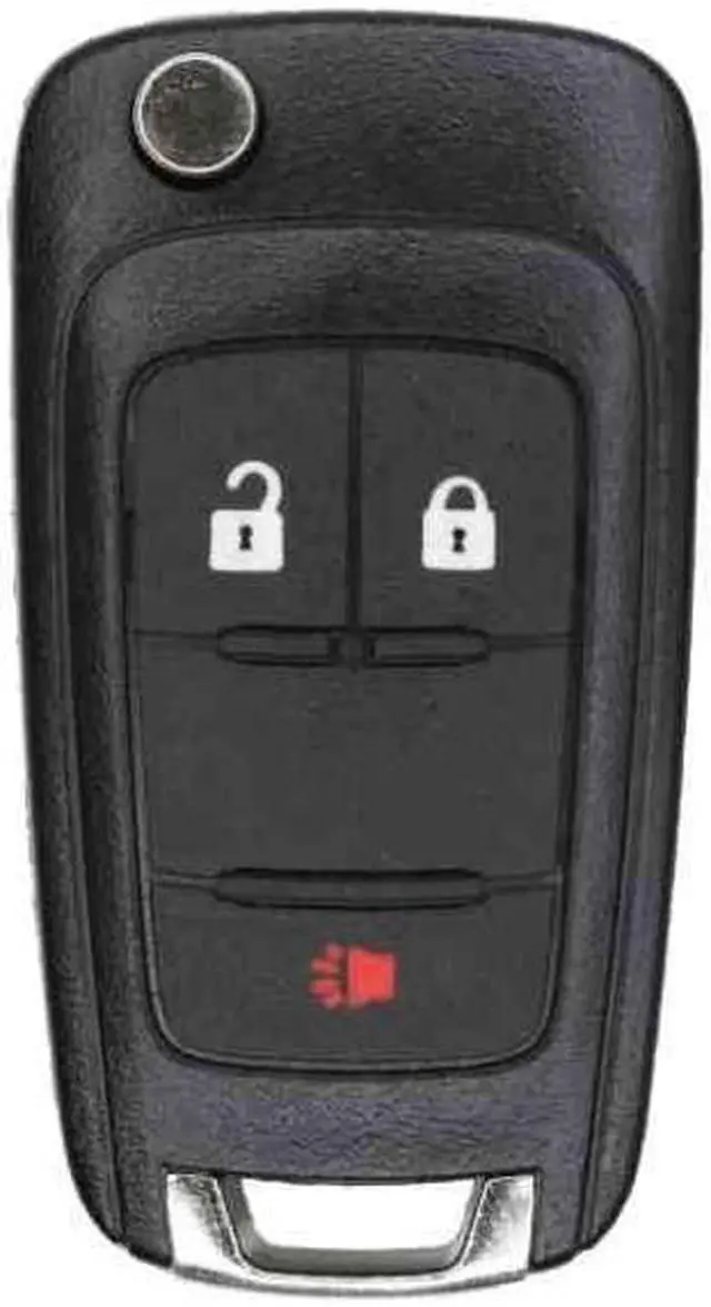 Main image of UrbanX Replacement Flip Key Fob for 2012 GMC Terrain FCC OHT01060512 OHT01060512 V2T01060512 V2T01060514 AVL-B01T1AC Part Number 13504266 20873621