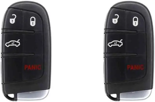Main image of UrbanX Replacement Smart Key Fob for 2019-2023 Dodge Charger FCC M3M-40821302 M3M40821302 Part Number 68155686 68155686AB 68155686AA 68394190 68394190AA 68394196 68394196AA Pack of 2