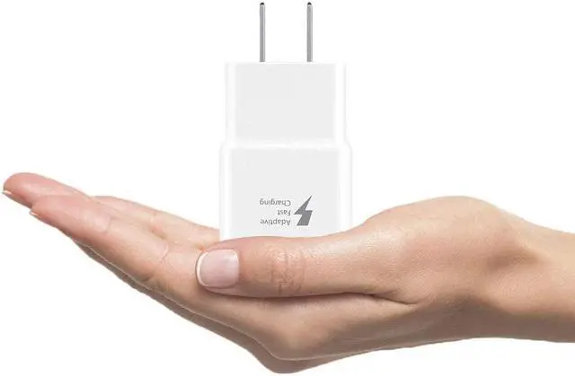Alt view image 4 of 7 - Adaptive Fast Wall Adapter Micro USB Charger for Samsung Galaxy S7 Edge S6 Note 5 4 J3 J5 J7 Prime Bundled with UrbanX Micro USB Cable Cord - 10ft and OTG Adapter - 3 Items - Fast Charging Kit - White