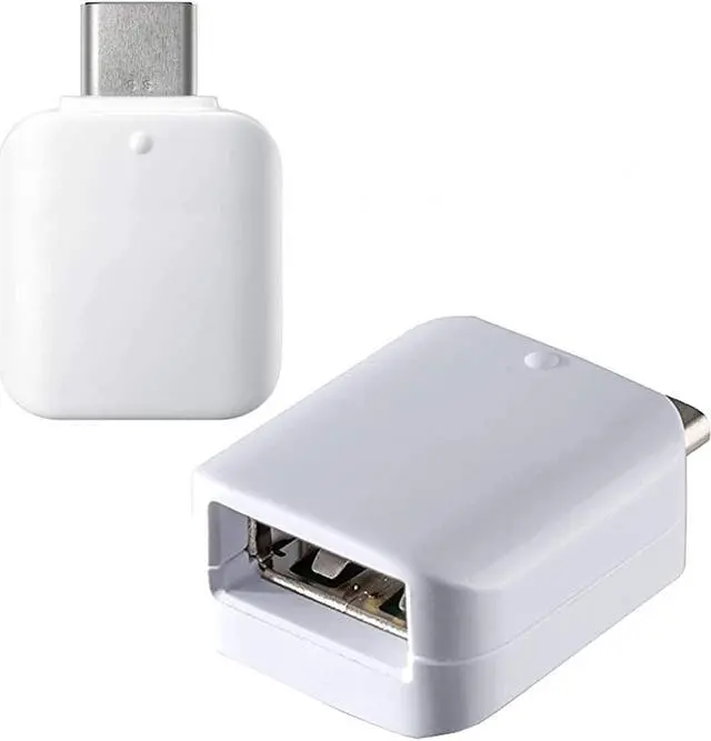 Alt view image 4 of 7 - Fast Adaptive Wall Adapter Charger for Samsung Galaxy A02 A01 A03s A11 A21s A31 A51 A71 EP-TA20JWE Bundled with UrbanX Type C/USB-C 10ft (3m) and OTG Adapter - 3 Items - Rapid Charging - White
