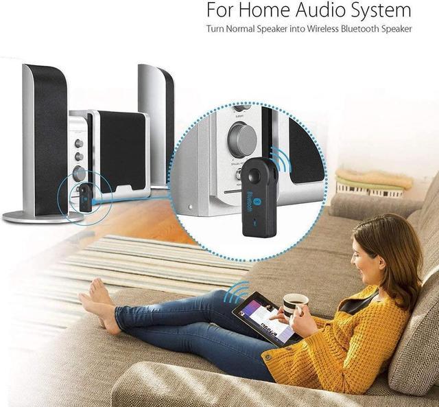 Alt view image 4 of 7 - Mini Bluetooth Receiver for Xiaomi Redmi Note 10 Pro - Wireless to 3.5mm Jack Hands-Free Car Kit 3.5mm Audio Jack w/ LED Button Indicator for Audio Stereo System Headphone Speaker