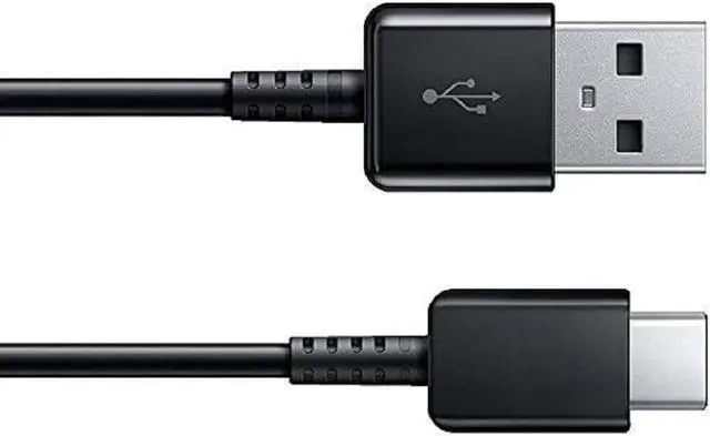 Alt view image 3 of 4 - Two (2) OEM Samsung USB-C Data Charging Cables for Galaxy S9/S9 Plus/S8/S8+/Note8 - Black EP-DG950CBE- Bulk Packaging