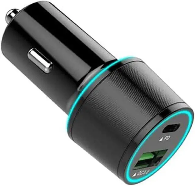 Alt view image 2 of 7 - UrbanX Fast Car Charger 21W Car and Truck for Nokia 2720 Flip with PD 3.0 USB Charger - Black Comes with USB A to Micro USB Cable 3.3FT 1M