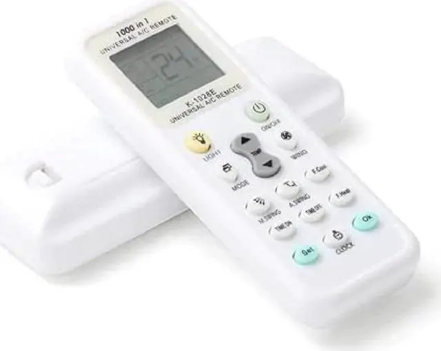 Alt view image 4 of 4 - Universal A/C Remote Control Compatible with MCQUAY LG Panasonic Sharp Samsung Fujitsu Gree Guangda Guqiao Haier Helton Hemilton Hicon Hisense Hitachi Air Conditioner/Fahrenheit displaying