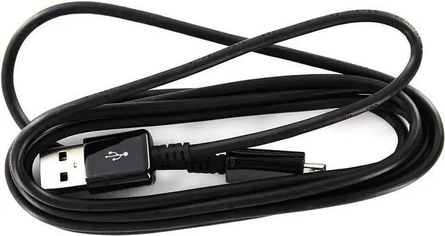 Alt view image 2 of 3 - Samsung OEM Universal ECC1DU6BBE/ECB-DU4EBE 5-Feet Micro USB Charging Data Cable for Samsung Galaxy S3/S4/Note 2 - Non-Retail Packaging - Black