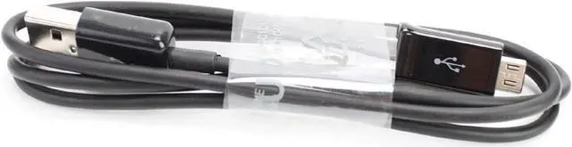 Main image of Samsung OEM Universal ECC1DU6BBE/ECB-DU4EBE 5-Feet Micro USB Charging Data Cable for Samsung Galaxy S3/S4/Note 2 - Non-Retail Packaging - Black