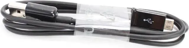 Alt view image 3 of 3 - Samsung OEM Universal ECC1DU6BBE/ECB-DU4EBE 5-Feet Micro USB Charging Data Cable for Samsung Galaxy S3/S4/Note 2 - Non-Retail Packaging - Black