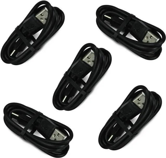 Alt view image 3 of 4 - OEM USB C Cable, 5 Pack 4FT Fast Charging Cable for Samsung galaxys A52 5G - Black (US Version with Warranty)