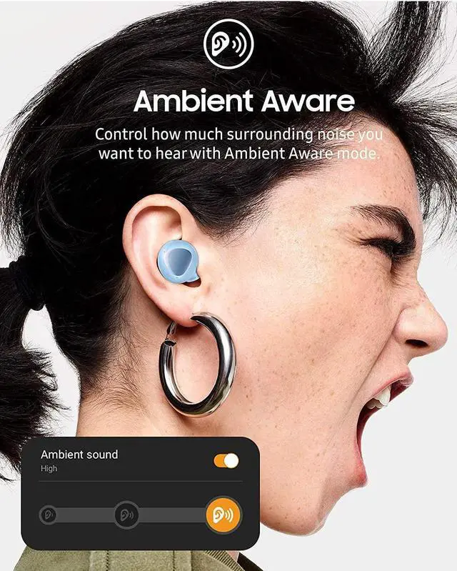 Alt view image 4 of 7 - Urbanx Street Buds Plus True Wireless Earbud Headphones for Galaxy Phones - Wireless Earbuds w/Noise Isolation (US Version with Warranty)