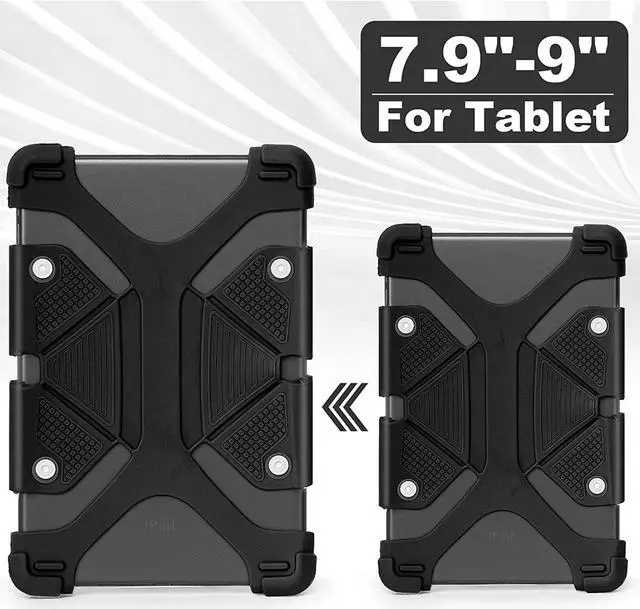 Alt view image 2 of 7 - Universal 8 inch Tablet Case, Silicone Protective Cover 7.9"-8.4" for LG G Pad II 8.3 LTE