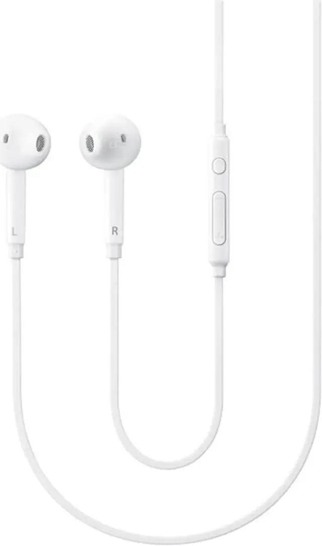 Alt view image 3 of 5 - SAMSUNG (2 Pack) OEM Wired 3.5mm White Headset with Microphone, Volume Control, and Call Answer End Button [EO-EG920BW] for SAMSUNG Galaxy S6 Edge+ / S6 / S5, Galaxy Note 5/4 / Edge (Bulk Packaging)