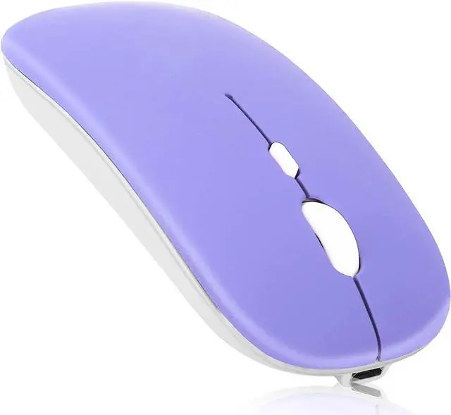 Main image of UrbanX 2.4GHz & Bluetooth Mouse, Rechargeable Wireless Mouse for ROG Phone II ZS660KL Bluetooth Wireless Mouse for Laptop / PC / Mac / Computer / Tablet / Android - Violet Purple