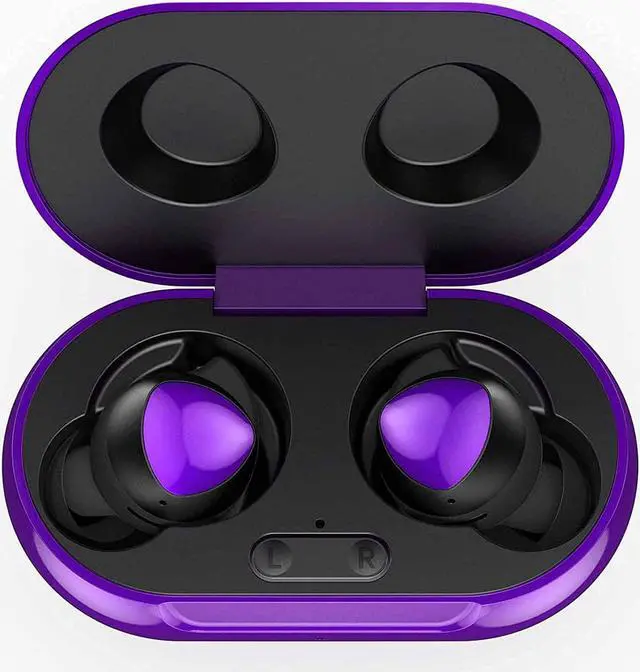 Main image of Urbanx Street Buds Plus True Bluetooth Earbud Headphones for Samsung Galaxy S5 - Wireless Earbuds w/Noise Isolation - Purple (US Version with Warranty)
