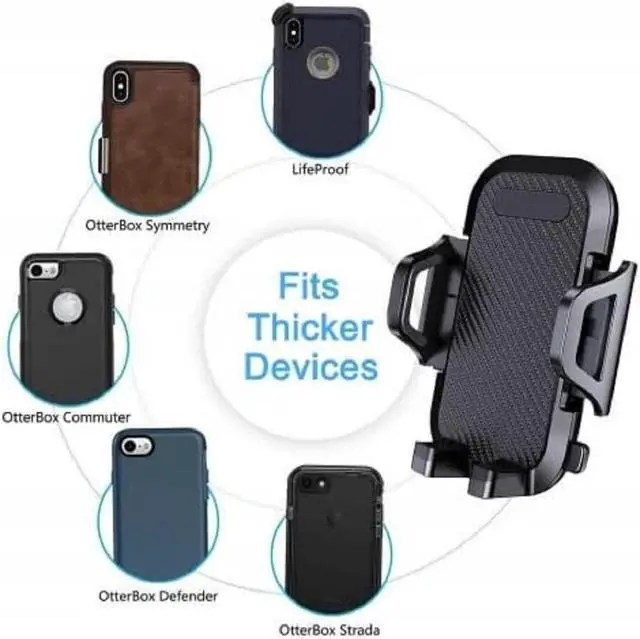 Alt view image 7 of 7 - Mobile Phone Car Holder Mount UrbanX Windshield/Air Vent/Dashboard Cell Phone Holder for Car 360 Degree Rotation Universal Suction Mount Stand Compatible with Galaxy Phones A12 - Black
