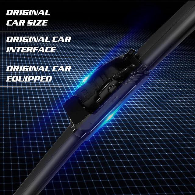 Alt view image 3 of 7 - UrbanX 2-IN-1 All Seasons Water Repellency Original Equipment Replacement Wiper Blades For 2018 Infiniti Q50 26" & 17" - Driver & Passenger Side (Pack of 2)