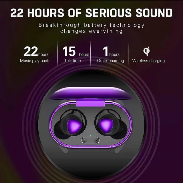 Alt view image 2 of 7 - UrbanX Street Buds Plus True Wireless Earbud Headphones for Samsung Galaxy - Wireless Earbuds w/Noise Isolation (US Version with Warranty)