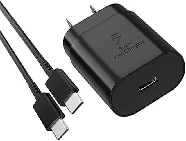 Alt view image 2 of 7 - Fast Adaptive Wall Adapter 25W Charger for ZTE Nubia Red Magic 6 Pro with 4FT (1.2M) UrbanX USB C PD Charging and Data Transfer Cable - Black (US Version with Warranty)
