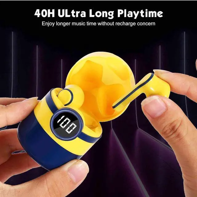 Alt view image 3 of 7 - UrbanX Pro 12 Wireless Earbuds in Ear Bluetooth Headphones for Amazon Kindle Fire Hd with Microphone & Digital Display Ipx7 Waterproof Deep Bass Bluetooth Earbuds Supports All Kindle Tablets