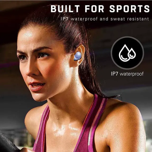Alt view image 7 of 7 - UrbanX Street Buds Pro Bluetooth Earbuds for Kindle Paperwhite True Wireless, Noise Isolation, Charging Case, Quality Sound, Water Resistant Supports All Kindle Tablets (US Version) - Amethyst Purple