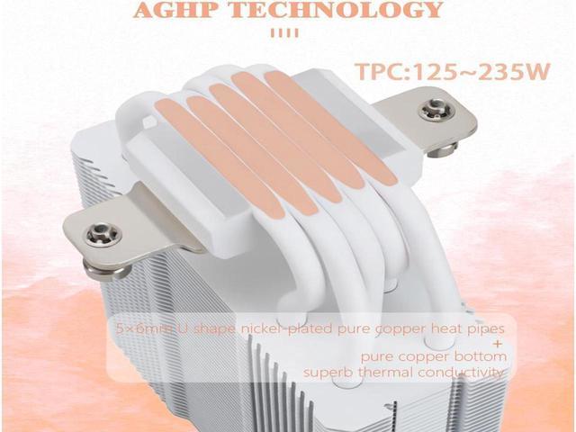 Thermalright Assassin King 120 SE WHITE ARGB CPU Air Cooler, 5 Heatpipes,  TL-C12CW-S PWM Fan, for AMD AM4/Intel 115X/1200/17XX, LGA1700 