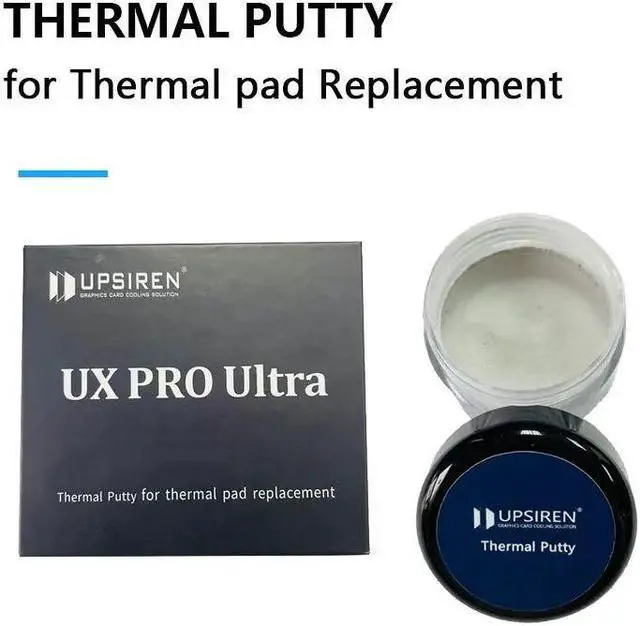 Alt view image 7 of 7 - UPSIREN UX PRO Ultra 16.8w/mk Thermal Putty For VGA GPU IC Processor Rapid Cooling Thermal Pad Replacement Heat Blocking Putty 50 g
