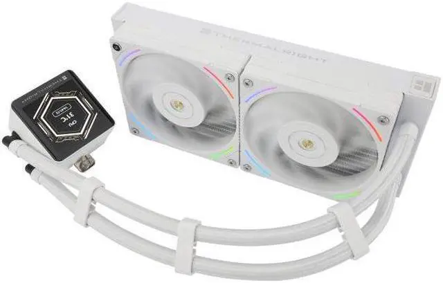 Alt view image 5 of 7 - Thermalright Frozen Vision 240 ARGB Liquid CPU Water Cooler with IPS LCD Screen,120mm ARGB PWM Fan,240 White Cold Row, Computer Water Cooler for AMD/AM4/AM5,Intel LGA1700/115X/1200/2011/2066, WHITE