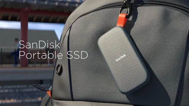 Alt view image 7 of 7 - SanDisk 1TB Portable SSD - Up to 520MB/s, USB-C, USB 3.2 Gen 2 - SDSSDE30-1T00-G25